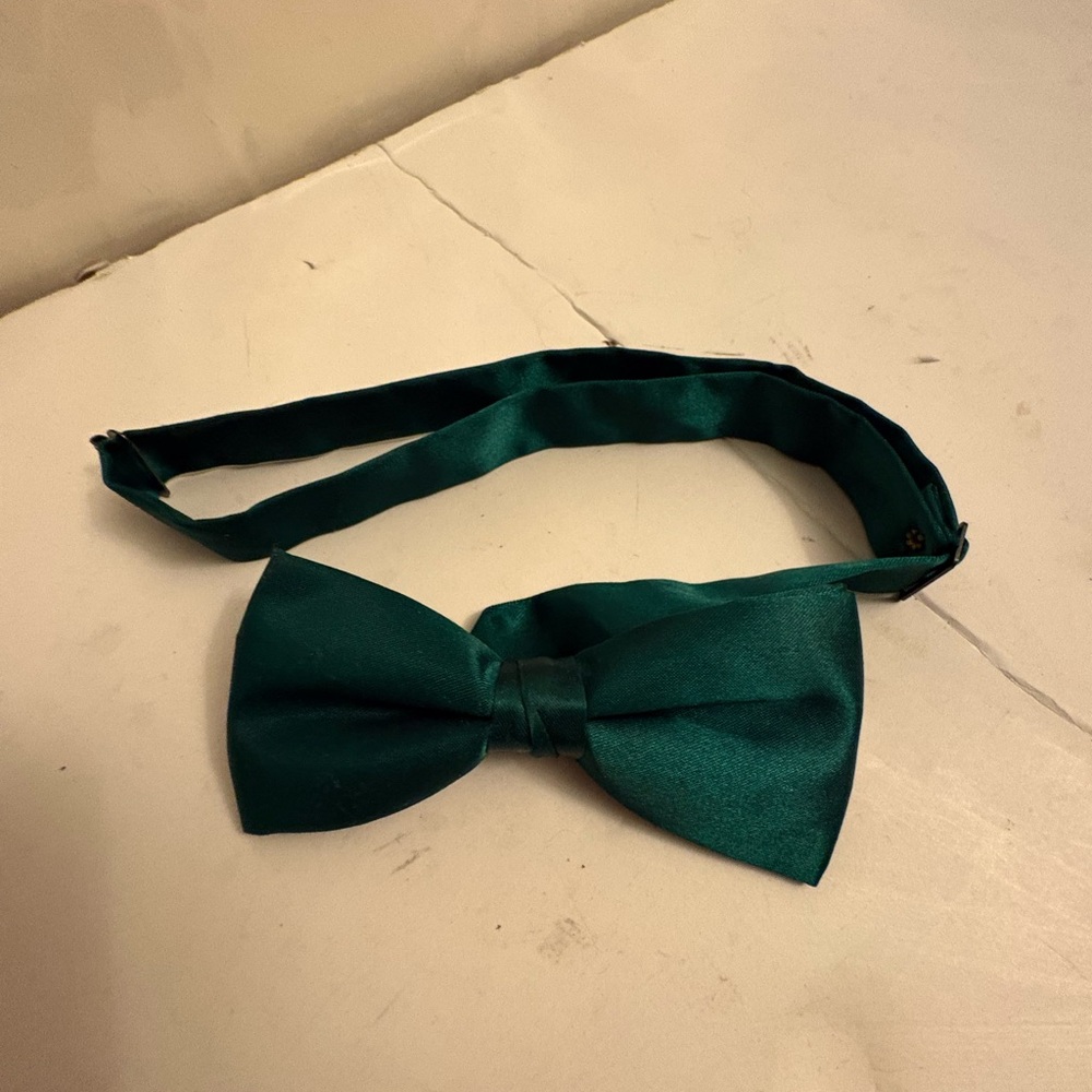 Elegant Green Bow Tie